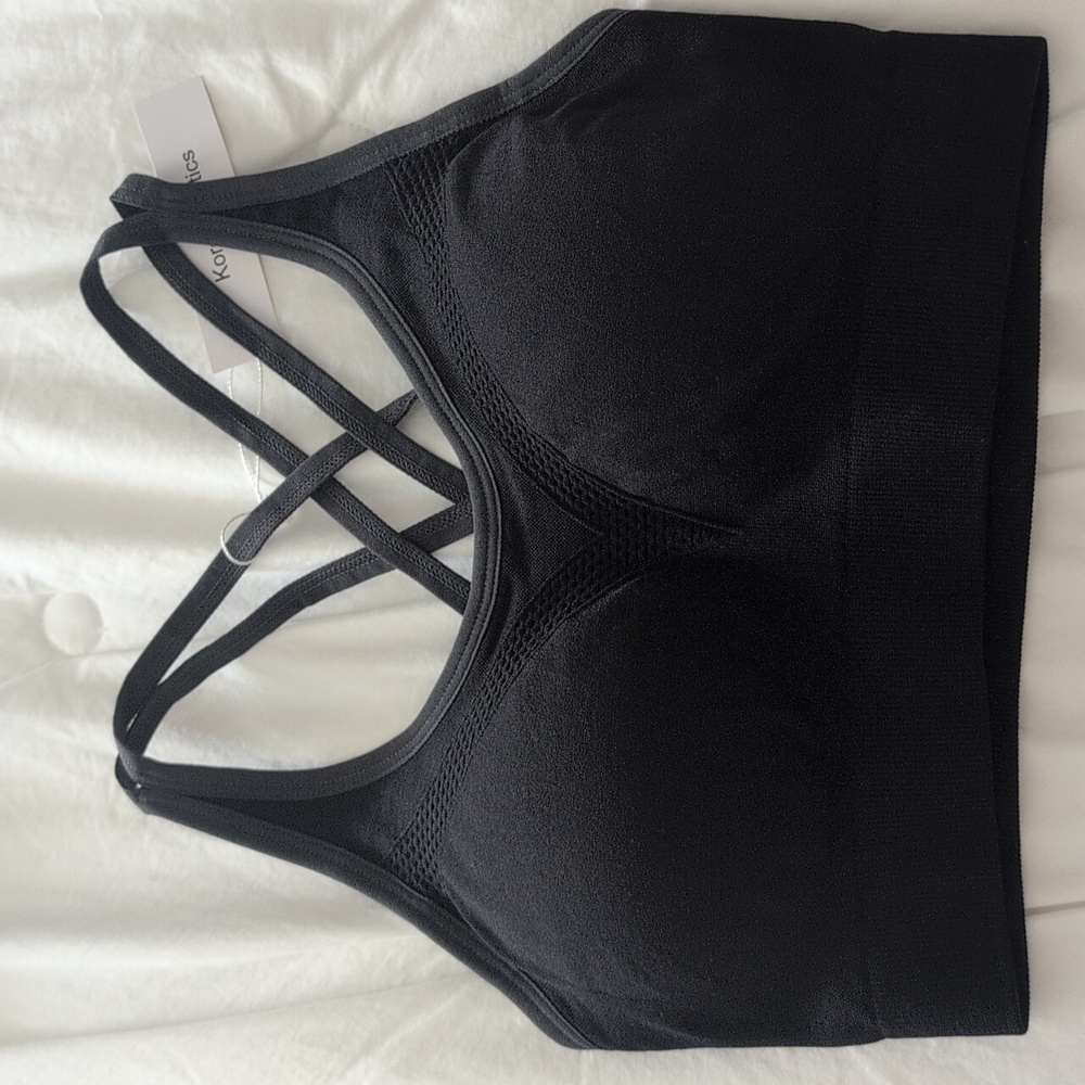 Black Sports Bra